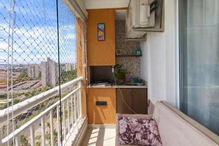 Varanda gourmet de apartamento à venda com 3 quartos, 87m² em Parque Prado, Campinas