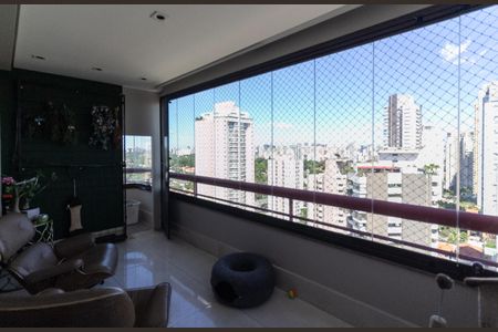 Varanda Sala de Estar de apartamento para alugar com 5 quartos, 700m² em Campo Belo, São Paulo