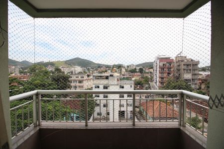 Varanda de apartamento à venda com 3 quartos, 74m² em Taquara, Rio de Janeiro