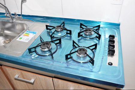 Apartamento para alugar com 37m², 1 quarto e sem vagaDetalhe - Cozinha Americana