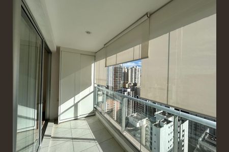 Varanda da Sala de kitnet/studio para alugar com 1 quarto, 36m² em Brooklin, São Paulo