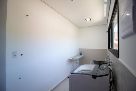 Área comum- Lavanderia  de kitnet/studio para alugar com 1 quarto, 30m² em Vila Trujillo, Sorocaba