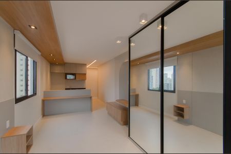 Studio para alugar com 33m², 1 quarto e 1 vagaSala/Quarto