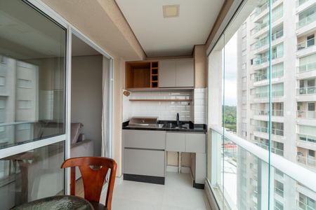Varanda da Sala de apartamento para alugar com 2 quartos, 76m² em Bethaville I, Barueri