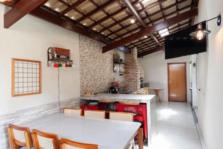 Casa de condomínio à venda com 130m², 3 quartos e 2 vagasÁrea gourmet