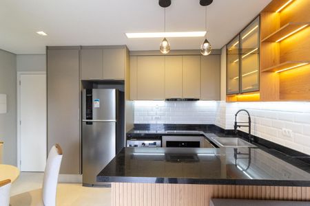 Cozinha  de apartamento para alugar com 2 quartos, 46m² em Santo Amaro, São Paulo