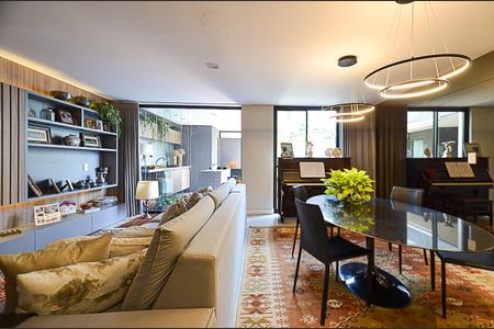 Sala Ambientes de apartamento à venda com 2 quartos, 134m² em Santo Antônio, Belo Horizonte