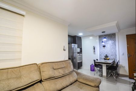 Sala de apartamento para alugar com 2 quartos, 72m² em Vila Valparaíso, Santo André