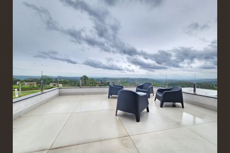 Varanda da Suíte 1 de casa de condomínio à venda com 4 quartos, 300m² em Casa Branca, Brumadinho