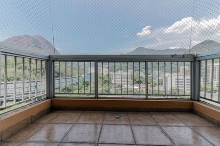 Varanda da Sala de apartamento à venda com 3 quartos, 200m² em Gávea, Rio de Janeiro