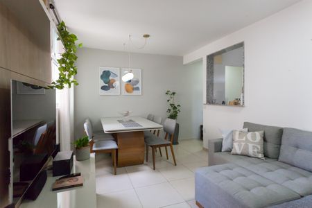 sala de apartamento à venda com 3 quartos, 63m² em Conjunto California, Belo Horizonte