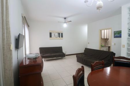 Sala de apartamento para alugar com 2 quartos, 70m² em Jardim Tejereba, Guarujá