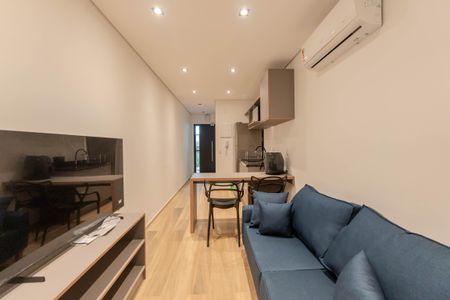 Sala de apartamento para alugar com 1 quarto, 33m² em Bela Vista, São Paulo