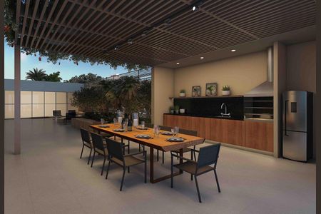 Apartamento para alugar com 39m², 1 quarto e 1 vaga Apartamento para alugar com 39m², 1 quarto e 1 vagaÁrea gourmet