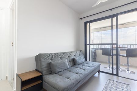 Sala de apartamento para alugar com 1 quarto, 34m² em Moema, São Paulo