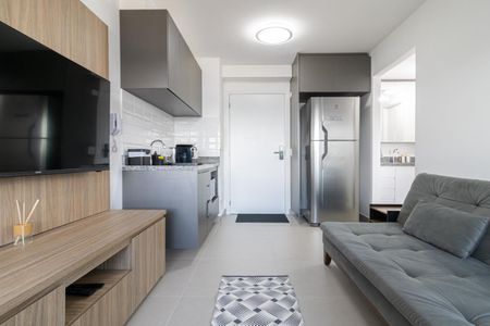 Sala de apartamento para alugar com 1 quarto, 34m² em Moema, São Paulo