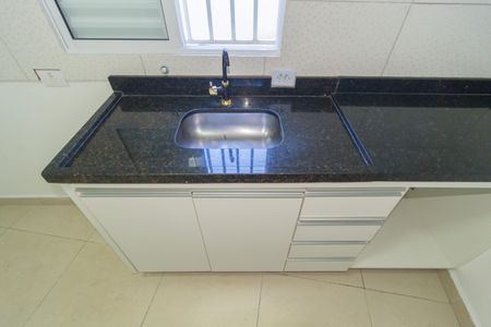 Detalhe - Cozinha de casa de condomínio para alugar com 1 quarto, 27m² em Alto da Mooca, São Paulo
