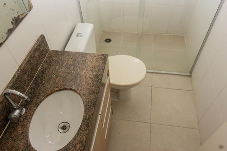 Banheiro da Suíte de casa de condomínio à venda com 3 quartos, 120m² em Vila do Castelo, São Paulo