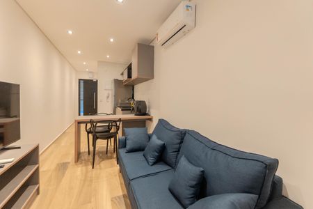 Sala de apartamento para alugar com 1 quarto, 33m² em Bela Vista, São Paulo
