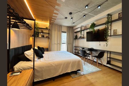 Studio de kitnet/studio para alugar com 1 quarto, 30m² em Indianópolis, São Paulo