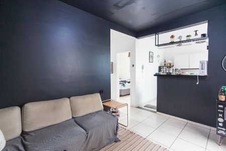 Sala de apartamento para alugar com 2 quartos, 45m² em Gávea, Uberlândia