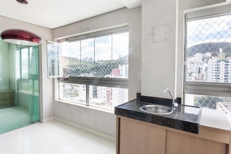 Varanda da Sala de apartamento à venda com 4 quartos, 140m² em Buritis, Belo Horizonte