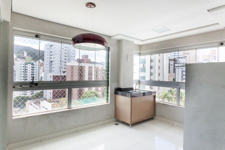 Varanda da Sala de apartamento à venda com 4 quartos, 140m² em Buritis, Belo Horizonte