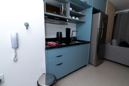 Studio para alugar com 31m², 1 quarto e sem vaga Studio para alugar com 31m², 1 quarto e sem vagaCozinha