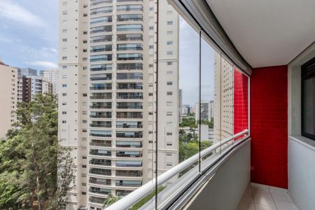 Varanda da Sala de apartamento para alugar com 1 quarto, 40m² em Cidade Monções, São Paulo