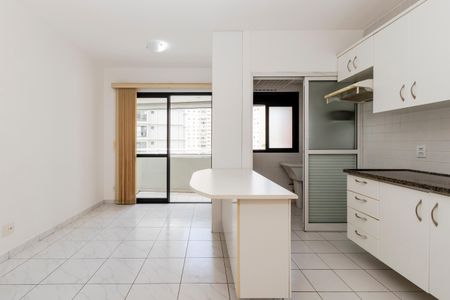 Sala de apartamento para alugar com 1 quarto, 40m² em Cidade Monções, São Paulo