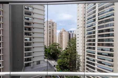 Vista da Varanda da Sala de apartamento para alugar com 1 quarto, 40m² em Cidade Monções, São Paulo