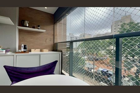 Studio à venda com 31m², 1 quarto e sem vagaVaranda