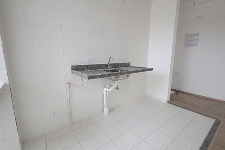 Cozinha de apartamento para alugar com 2 quartos, 45m² em Vila Palmares, Santo André