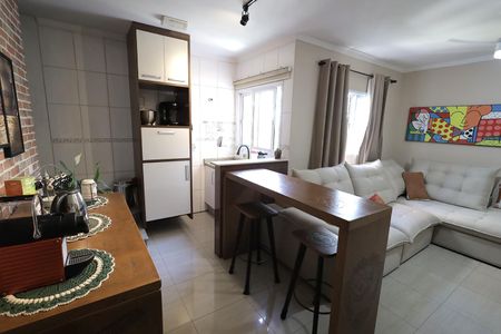 Sala de apartamento à venda com 3 quartos, 144m² em Campestre, Santo André