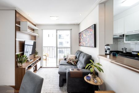 Sala de apartamento à venda com 2 quartos, 51m² em Vila Anastácio, São Paulo