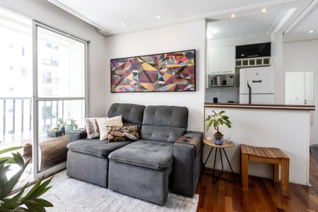 Sala de apartamento à venda com 2 quartos, 51m² em Vila Anastácio, São Paulo