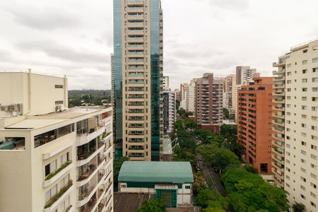 Sala - Vista de apartamento à venda com 1 quarto, 27m² em Campo Belo, São Paulo