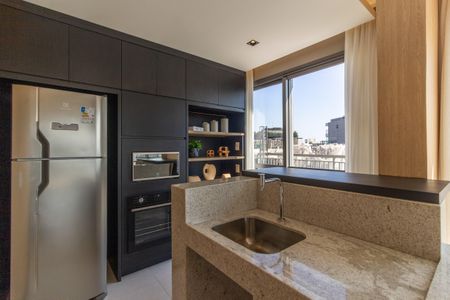 Studio para alugar com 23m², 1 quarto e sem vagaÁrea comum - Salão de festas