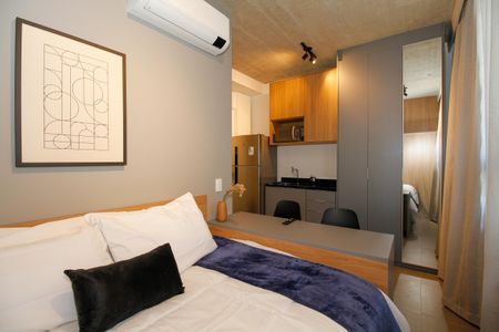 Studio de kitnet/studio para alugar com 1 quarto, 17m² em Cerqueira César, São Paulo
