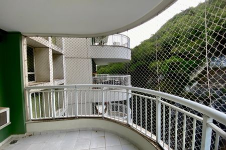 VARANDA DA SALA de apartamento para alugar com 3 quartos, 90m² em Botafogo, Rio de Janeiro