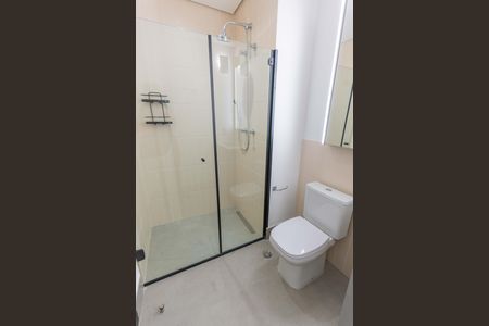 Banheiro Social de apartamento para alugar com 1 quarto, 55m² em Pinheiros, São Paulo