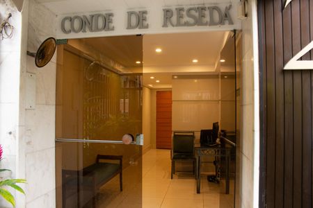 Apartamento à venda com 148m², 3 quartos e 2 vagasFachada e portaria