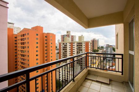 Varanda da sala de apartamento à venda com 3 quartos, 108m² em Jardim Bela Vista, Santo André
