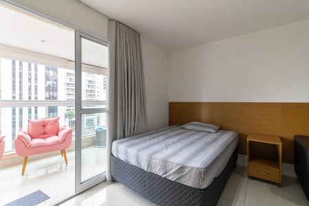 Studio para alugar com 37m², 1 quarto e 1 vagaQuarto