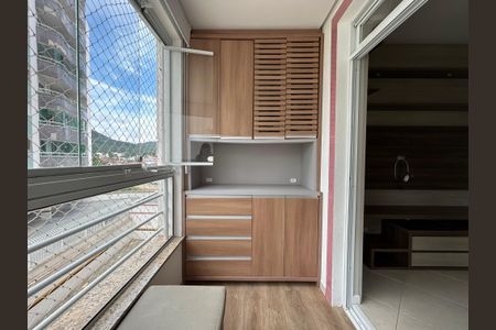 Varanda da Sala de apartamento para alugar com 2 quartos, 74m² em Itacorubi, Florianópolis