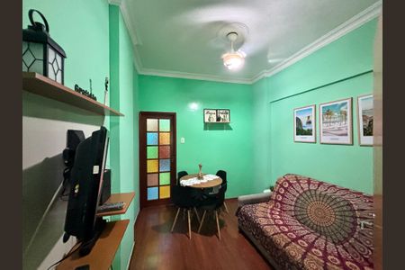 Sala de apartamento para alugar com 1 quarto, 35m² em Copacabana, Rio de Janeiro