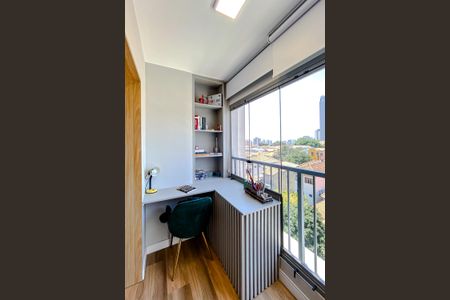 Studio à venda com 39m², 1 quarto e sem vagaVaranda