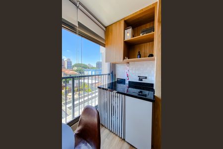 Studio à venda com 39m², 1 quarto e sem vagaVaranda