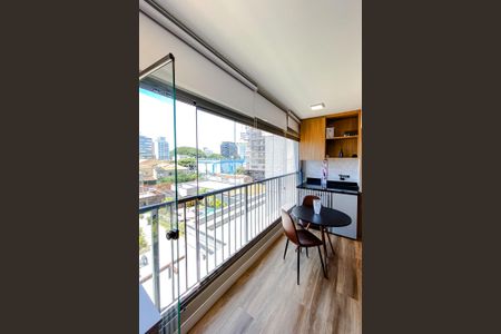 Studio à venda com 39m², 1 quarto e sem vagaVaranda