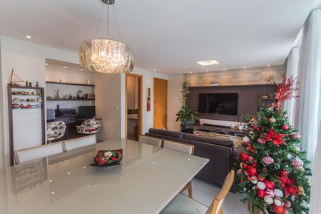 Sala de apartamento à venda com 4 quartos, 128m² em Funcionários, Belo Horizonte